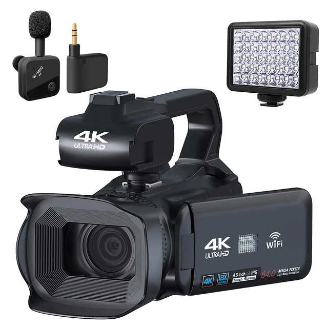 Original RX200 Camcorder 4K Ultra HD camera YouTube Camcorders 64MP Streaming Camera 4.0"Touch Screen Digital Video Camera Full set