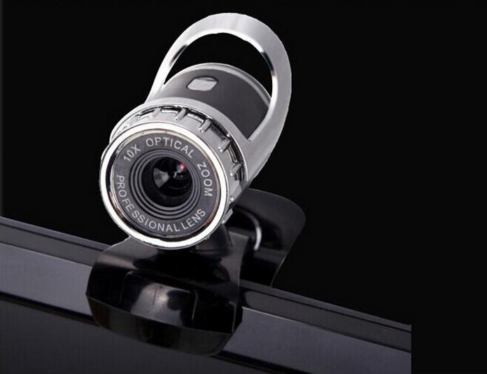 Computer HD video USB camera with built-in sound absorption microphone