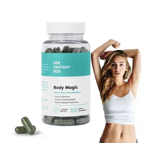 Her Fantasy Box Body Magic Chlorophyll Pill For Vaginal,Body Odor Removal VeganS NEW Better