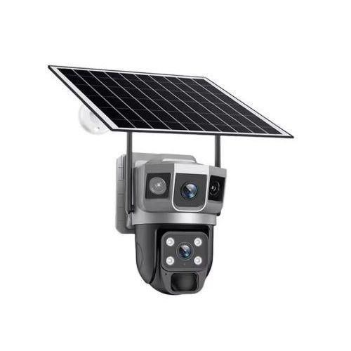 Solar-Powered 4G Dual Lens Security Camera 4MP- CCTV Camera