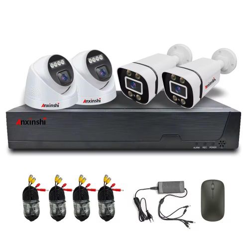 5MP DVR Surveillance Camera Outdoor Night Vision CCTV Camera System 4 channels AHD Kit