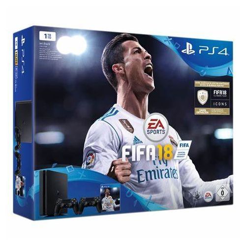 PS4 500GB FIFA 18 Bundle With Two Wireless DualShock 2 Controllers (PS4)