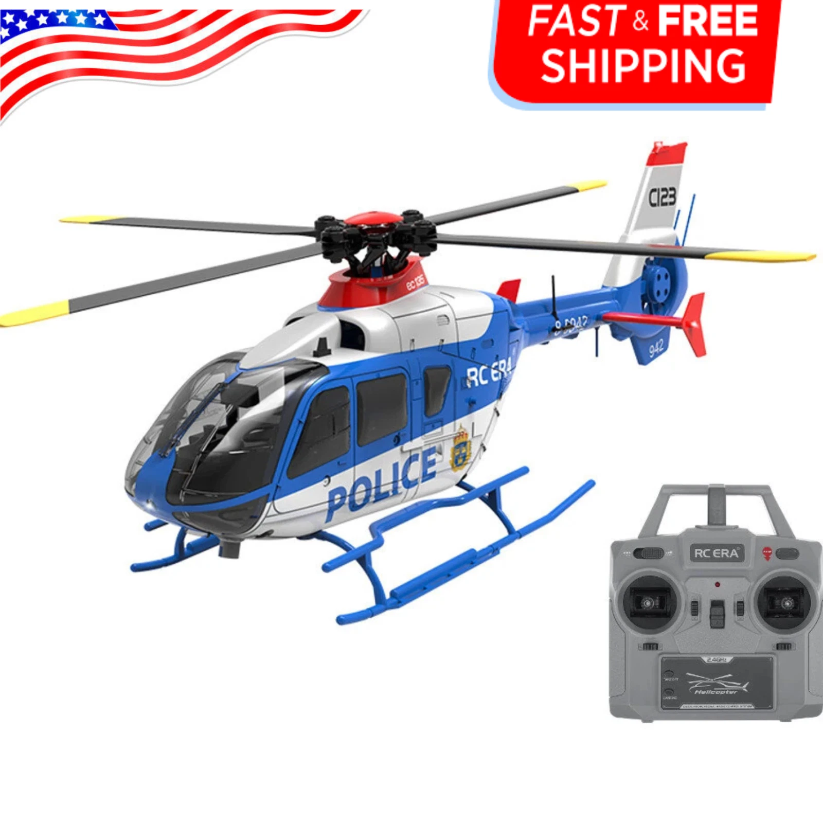 YXZNRC F09-H Naval Eagle RC Helicopter drone 6CH 6-Axis Gyro GPS Optical Flow Positioning 5.8G FPV Camera Dual Brushless Combat Helicopter