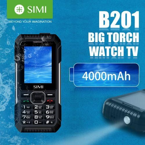 SIMI B201 2.4inch Feature Phone Solar Charging 4000mAh