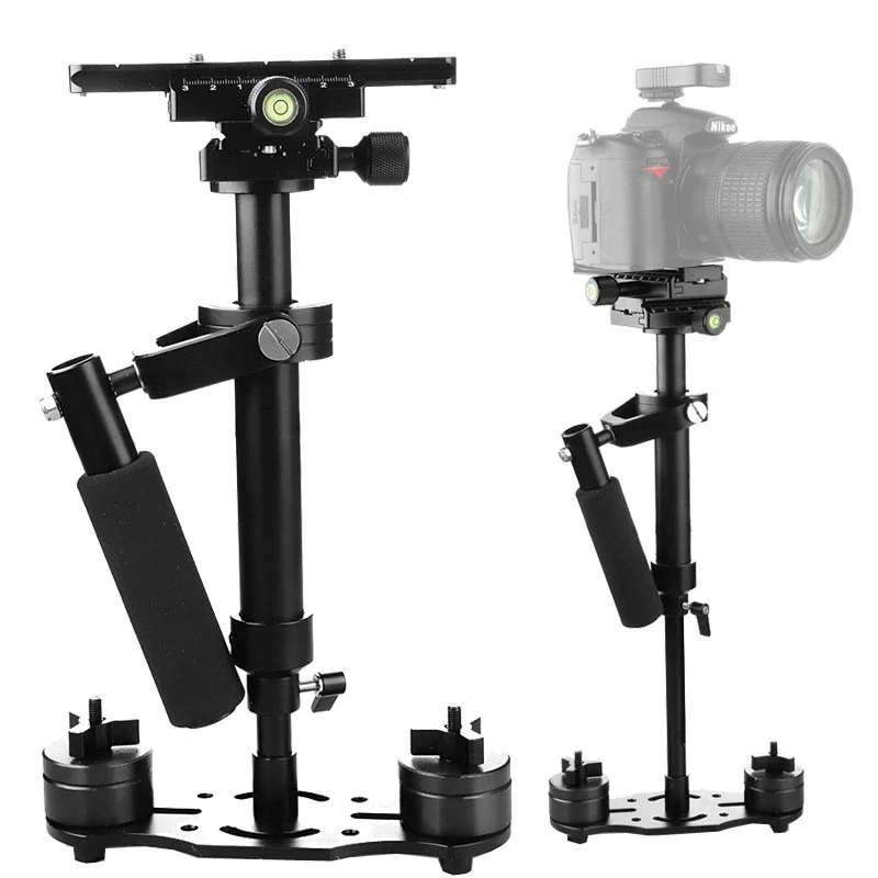 S40 Handle Stabilizer 40cm Photography Video Aluminum Alloy Handheld Stabilizer Shooting Steadycam DSLR Steadicam DSLR Camcorder