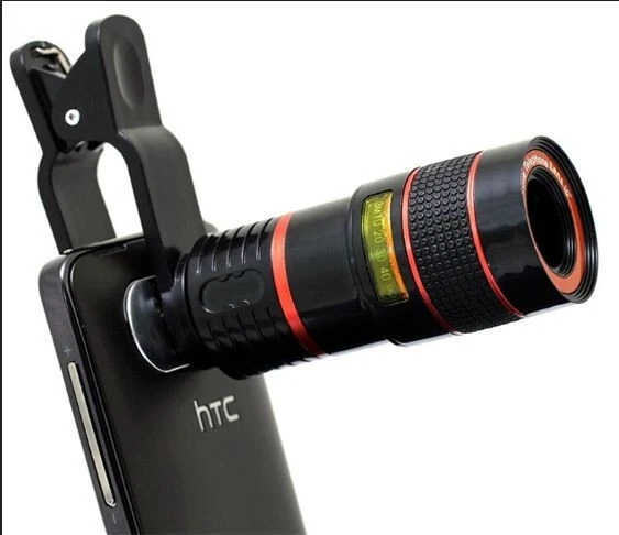8X telephoto zoom HD non-dark angle mobile phone external octave lens