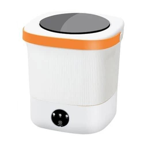 Mini Portable 12L Washing Machines IPX4 Waterproof Automatic Waterproof Travel Washing Machine Washing Machine Washer Brassiere- Multicolor