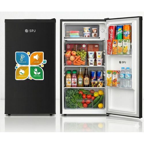 SPJ 120 Liters Single Door Refrigerator / Fridge - Silver.
