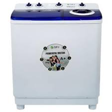 SPJ 15kg Twin Tub Washing Machine - White (3 YRS WRNTY)