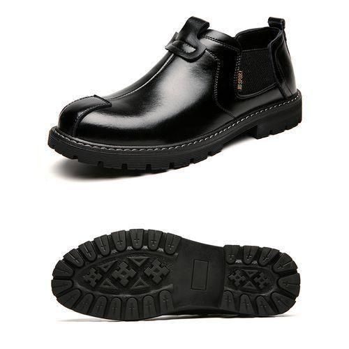 Banagat Men Oxfords Office Loafers Slip-ons Wedding Formal Shoes Corporate Black
