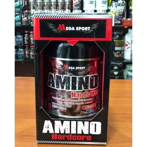 Mega Sport Amino Hardcore Tablets Body Building Tablets Muscle Building Tablets Gym Workout Chocolate Amino Acid Tablets - 325Tabs Chocolate Flavor