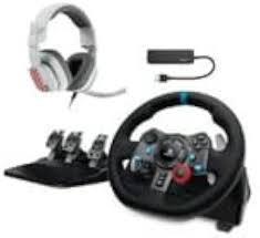 Logitec G Dual Motor Feedback Driving Force G29 Gaming Racing Wheel With Responsive Pedals For PS5, PS4 And PS3 - Black