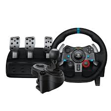 Logitech G29 Driving Force Racing Wheel and Pedals, Force Feedback, Real Leather + G Driving Force Shifter - For PS5, PS4 and PC, Mac