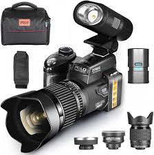 D7200 POLO Digital Camera 33MP DSLR Camera With 24X Telephoto Lens Professional Digital Camera YouTube 1080P HD Video Camera full set