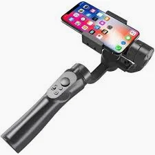 3 Axis Handheld Gimbal Smartphone Camera Universal Section Stabilizer USB Charging Video Record Support Universal Adjustable Direction