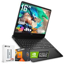 Hp OMEN Gaming Laptop, 16 Inch 2K 144Hz FHD IPS Display, Intel Core Ultra 7 255H, 16GB RAM, 1TB SSD, Nvidia RTX 5060 8GB Graphics, English Keyboard, Windows 11 Home, Shadow Black