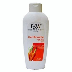 Fair And White Paris So White Brightening Shower Gel, Gold Ultimate Shower Gel, Exclusive Whitenizer Shower Gel, And Carrot Shower Gel