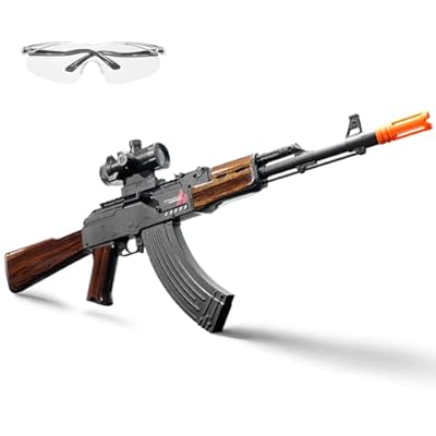 Automatic Blaster Nylon Body, Foam Blaster, Outdoor Shooting Acitivity, Age 18+ (Dark47)