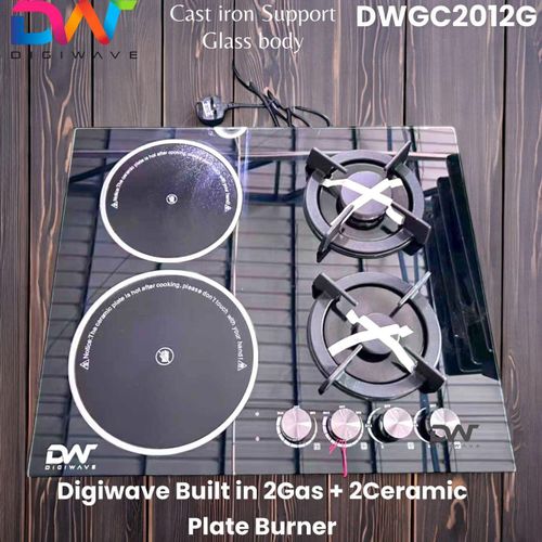 Digiwave DW 2GAS +2 CERAMIC HOTPLATES DWGC2012G