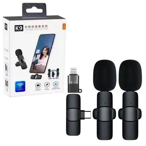 NEW Wireless Lavalier Microphone Audio Video Recording Mini Mic For iPhone Android Laptop Live Gaming Mobile Phone Microphone